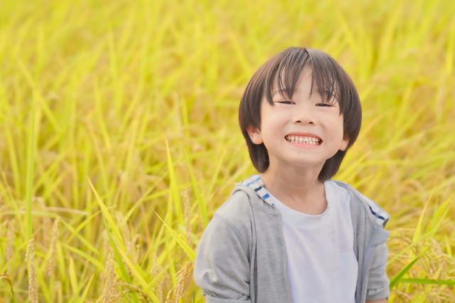 笑顔の子供